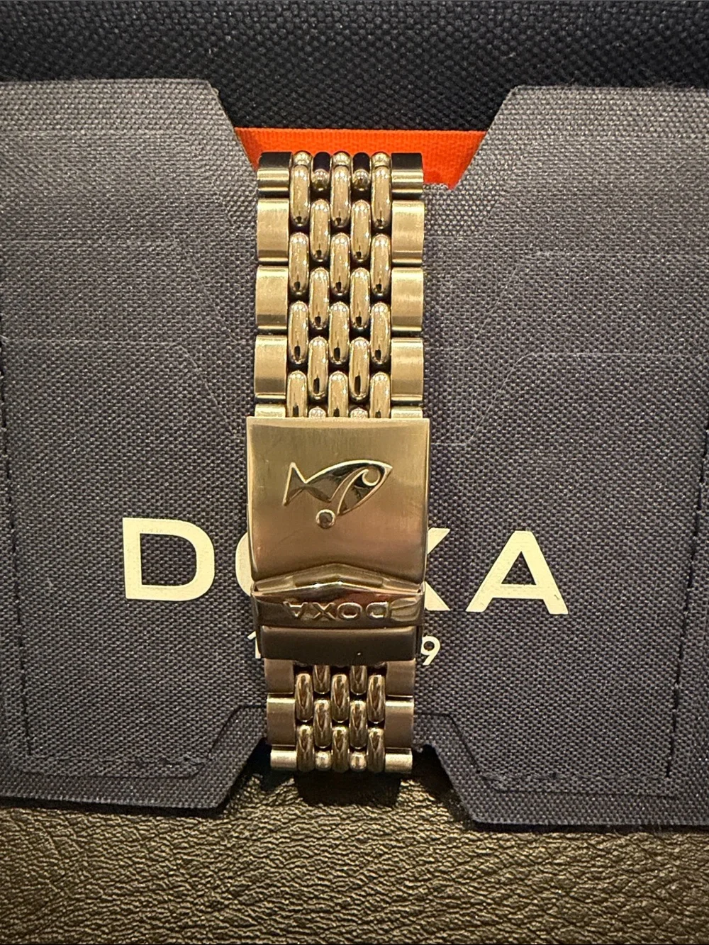 DOXA Watch Sub 200 Divingstar 42mm Yellow Dial on Beads of Rice Bracelet